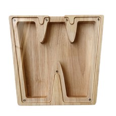 北歐風室內裝飾存錢筒 W, 棕色, 1個