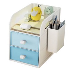 책상 데스크 파일꽂이 수납정리함 13.3 x 20.7 x 18.9 cm, C01