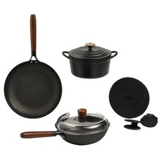 Becca 感應調味鐵鑄炊具 6 件套 7ea, 混合顏色, 6種