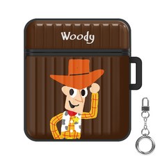 토이스토리 트리플 아머 캐리어 에어팟 1 / 2 케이스, 우디