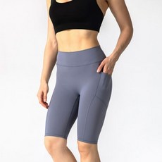 PUNGGGACKJANGI 女款高品質口袋瑜珈短褲