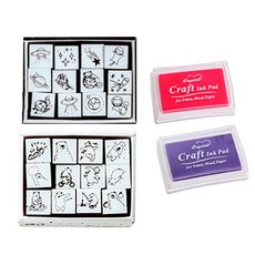 糖果快樂日郵票 C 型 2 種 x 12 便士 + 墨水 2 便士套組, 1套, 隨機發貨