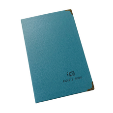 相簿小卡冊 2格款, 02 藍色, 40張