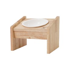 Redpuppy 架高式木架寵物飼料碗 16.5cm, 混合顏色, 1個