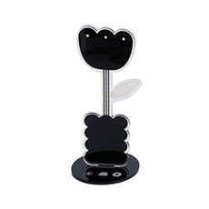 빛나라마켓 북유럽 아크릴 데스크탑 꽃모양 메모 사진 클립 C, 혼합색상