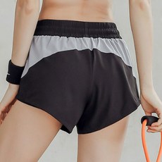 PUNGGGACKJANGI 女款訓練健身瑜伽運動短褲