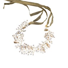 Minsung Company金色線條寶石髮箍, 混合顏色, 1個