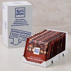 리터스포트 홀 헤이즐넛 초콜릿, 10개, 100g