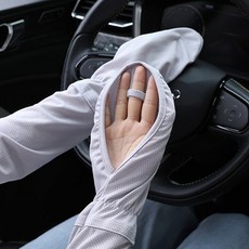 여성용 실크 커프스 운전토시