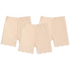 女性波浪紋彈性安全褲 3件組