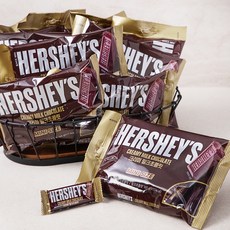 허쉬 밀크 초콜릿 스낵 사이즈, 165g, 10개