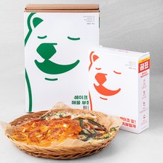 삼삼해물 쉐이크 잍 해물 부침개 520g + 해물 김치부침개 420g 세트, 940g, 1세트
