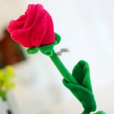 해솔 플라워 꽃 꽂이 장식 인형 60cm, 장미 레드A, 1개