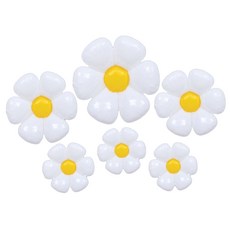 P&B UNITY 雛菊氣球 大 + 中 2個 + 小 3個 套組, 1套, 混合顏色