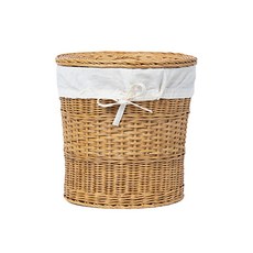 ohoo2 藤編洗滌洗衣籃, 米色, 1個