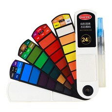 攜帶式固體水彩, 200克, 24 種顏色