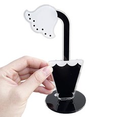 태드로마켓 북유럽 아크릴 데스크탑 꽃모양 메모 사진 클립 A, 혼합색상