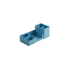 스타 3색 컬러 서류 및 용지 정리 수납함, 05 블루