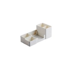 Star 三色文件及紙張整理收納盒, 04 白色