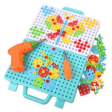 OZ TOY 組裝積木玩具組 189塊, 混色