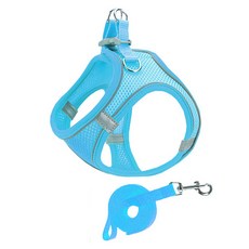 PAI Good Time 胸背帶 + 牽繩套組, 藍色, 1套