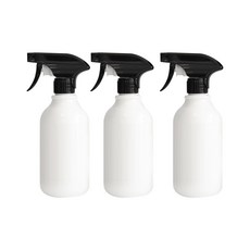 噴霧瓶 520ml 3入 + 標籤 5入 組, 1套, 白色(噴霧瓶)