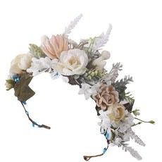 自助婚禮花冠, 1個, 白色的