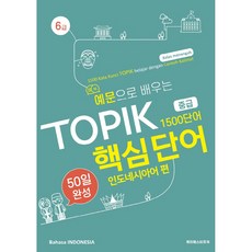 KSB FUTURE 用例句學習TOPIK核心單字50天完成 中級： 印尼語篇