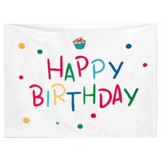 Selene 快樂彩虹生日派對橫幅, A07