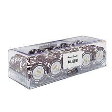 Hoonie Gamble 頂級蒙地卡羅撲克籌碼 100片 + 壓克力盒套組, 1個, 數字10000