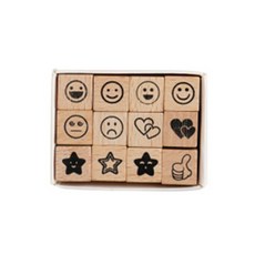 蕨類植物木郵票字母圖釋, 1組