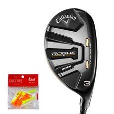 Callaway Rogue St Max Utility Hybrid Ventus高爾夫球桿套+高爾夫球座, R, 18度