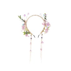 Minsung Company女款流蘇踏步搖晃髮箍, 混合顏色, 1個