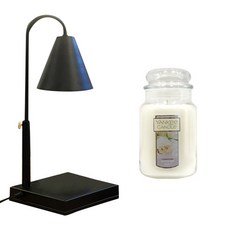 Abest 定時器高度可調暖器 + Yankee 蠟燭大套裝, Wedding Day, 婚禮日(大罐), 黑色(融蠟燈)