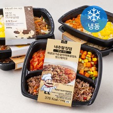 네추럴킹덤 맛남식단 도시락 240g x 3종 x 2개 + 밀리너스 덮밥 250g x 3종 + 포크 9개 세트 (냉동), 2.19kg, 1세트