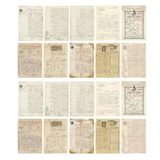 글로리빙 빈티지 페이퍼 북 편지지, 2개, No5