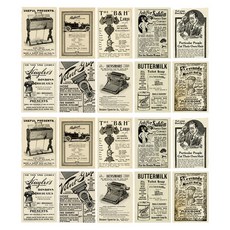 글로리빙 빈티지 페이퍼 북 편지지, 2개, No2