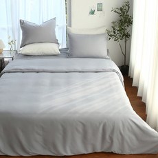 飯店風素色超細纖維薄被, Gray