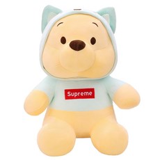 해솔 슈프림 곰 수면 애착 인형, 블루, 1개