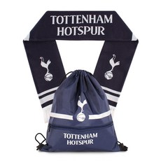 TOTTENHAM HOTSPUR 圍巾+迷你足球組, 深藍（消聲器），深藍（包）