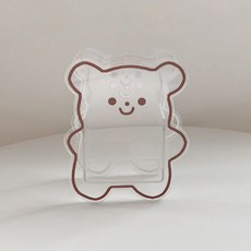 주앙오브제 말랑곰돌 펜홀더 대형, 03 투명곰, 1개