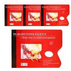 開放空間水彩畫紙調色盤 36入, 4個, 一格