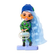 Barbie 長髮造型芭比娃娃 藍色, 混合顏色