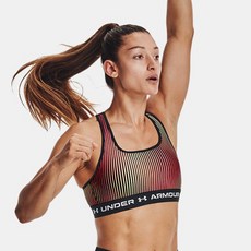 Under Armour 安德瑪 女款炫彩印花中強度支撐交叉運動內衣 1361042