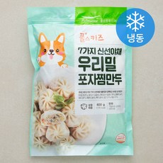풀무원 풀스키즈 일곱가지 신선야채 우리밀 포자찜 만두 (냉동), 1개, 600g