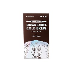 BROWN RABBIT 冷萃咖啡原液隨身包, 40ml, 10包, 1盒