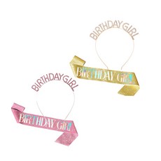 積木超市 生日肩帶 + 髮箍組合, 隨機出貨, 2套