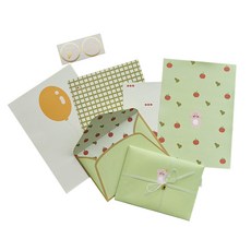 榮耀生活可愛文具套組A, 1套, 混合顏色