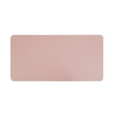 여신 양면 가죽 데스크 마우스 장패드, 핑크실버