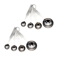 E Home烘焙不鏽鋼量匙 4種組, 2套